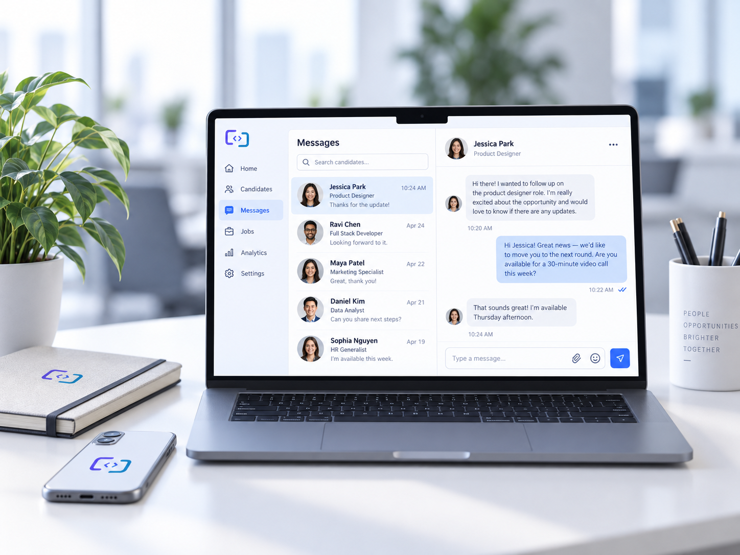 Candidate messaging